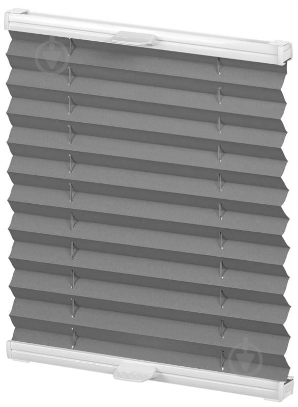 Штора-плісе Rollotex тканина DUO ECORO 97х120 см Графітовий - фото 1 Штора-плісе Rollotex тканина DUO ECORO 97х120 см Графітовий - фото 1