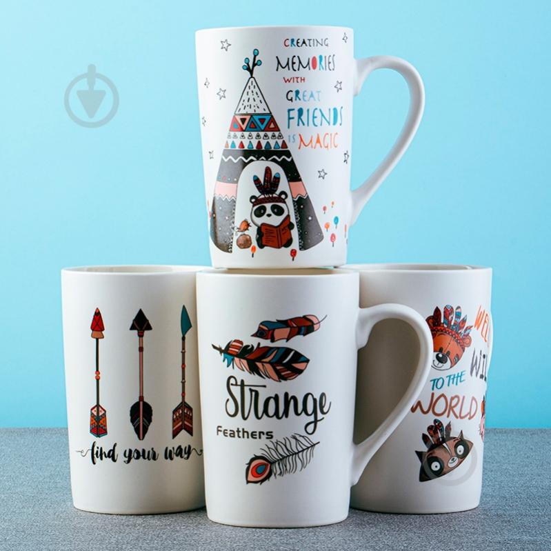 Чашка Vittora Индейцы 370 мл VT-C-217370 - фото 2 Чашка Vittora Индейцы 370 мл VT-C-217370 - фото 2