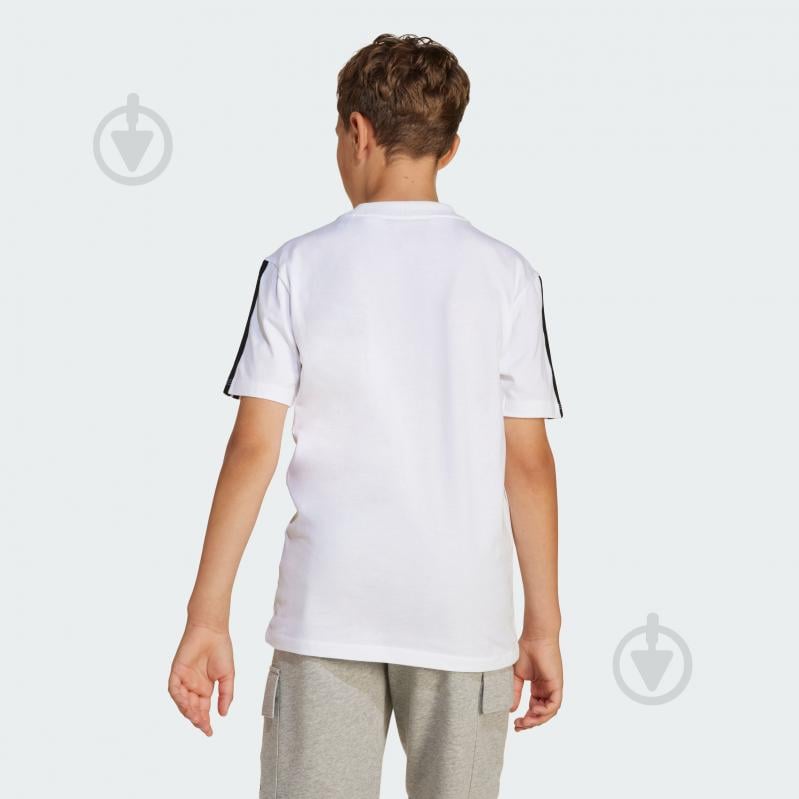 Футболка Adidas J 3S TEE 160 JD6488 р.152 белый - фото 2