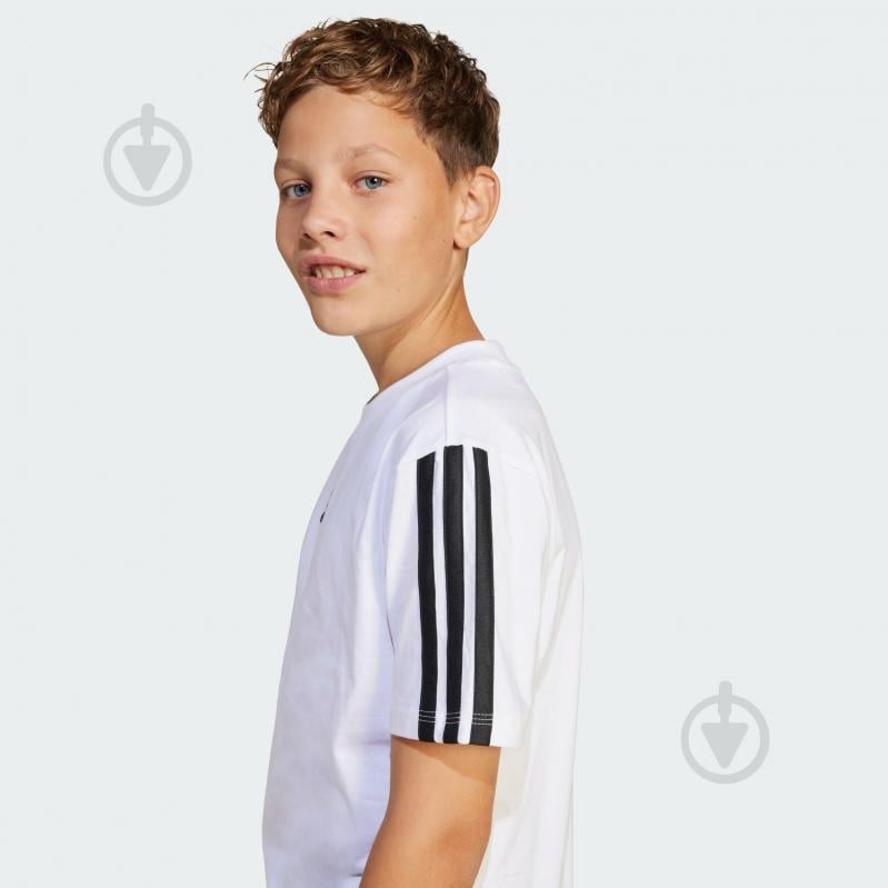 Футболка Adidas J 3S TEE 160 JD6488 р.152 белый - фото 3