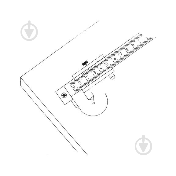Штангенциркуль нониусный WURTH 07157020 разметочный 0-200 мм - фото 3