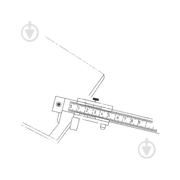 Штангенциркуль нониусный WURTH 07157020 разметочный 0-200 мм - фото 2