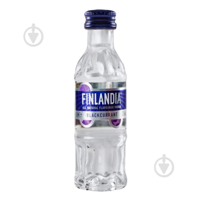 Водка Finlandia Blackcurrant 37,5% 0,05 л - фото 1