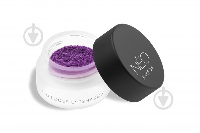 Тени для век NEO Make up Pro Loose Eyeshadow Pearl Effect 10 Metallic purple 1 г - фото 1