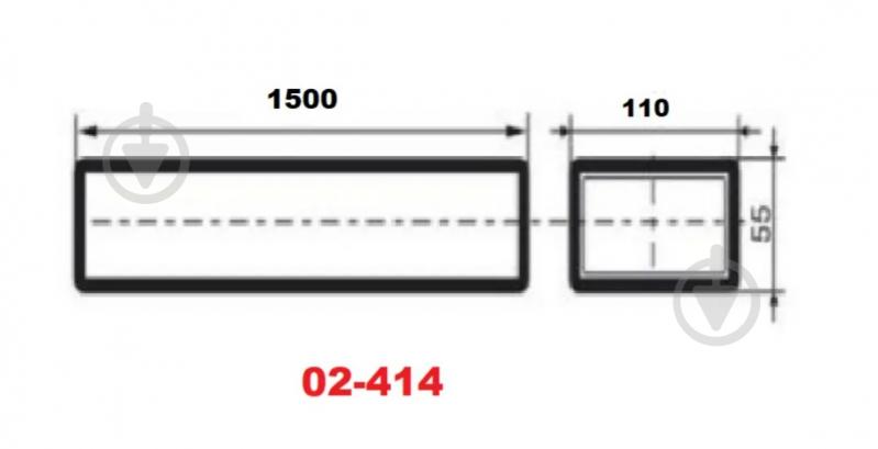 Воздуховод AirRoxy плоский 110х55 длина 1,5 м 02-414 - фото 2 Воздуховод AirRoxy плоский 110х55 длина 1,5 м 02-414 - фото 2