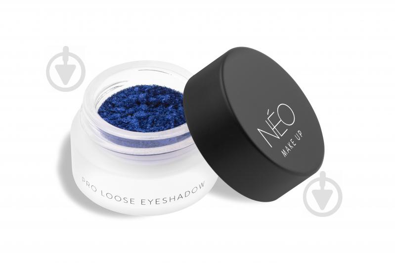 Тіні для повік NEO Make up Pro Loose Eyeshadow Pearl Effect 12 Metallic lazur 1 г - фото 1