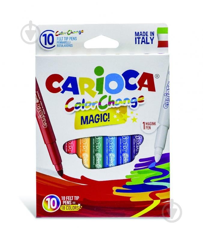 Набор фломастеров Carioca MAGIC Измени цвет 10 шт 42737 - фото 1