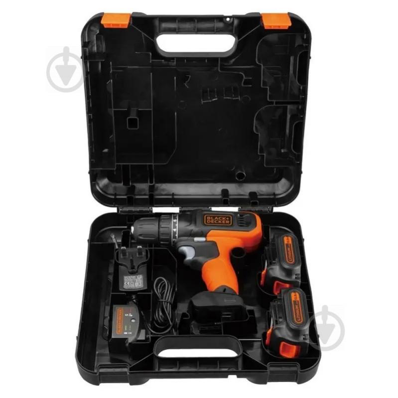 Шуруповерт акумуляторний Black+Decker BCD7122CK - фото 2