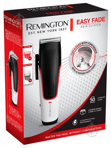 Машинка для стрижки Remington HC500 E51 Easy Fade Hair Clipper - фото 5