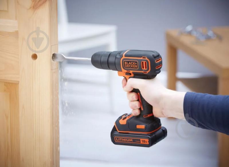 Шуруповерт акумуляторний Black+Decker BDCD18 BDCD18 - фото 5