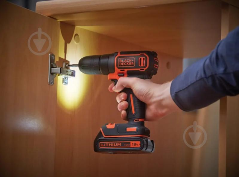 Шуруповерт акумуляторний Black+Decker BDCD18 BDCD18 - фото 4