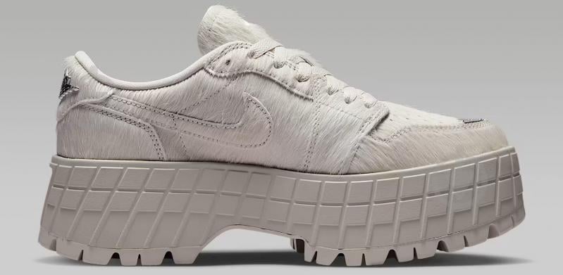 Кроссовки женские демисезонные Jordan W AIR 1 BROOKLYN LOW IB7210-001 р.40,5 светло-серые - фото 2