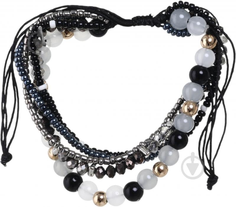 Браслет Sensio Rosara металл черный - фото 1