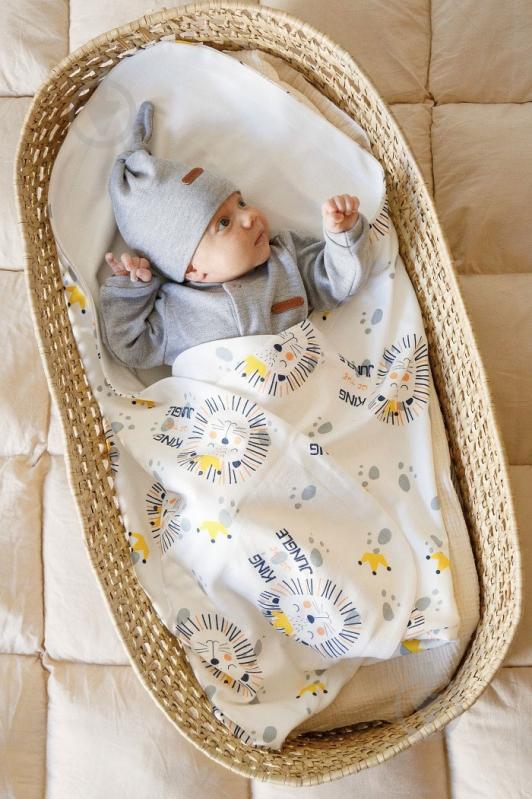 Плед MagBaby "Liam" Левеня 90x95 см білий - фото 4 Плед MagBaby "Liam" Левеня 90x95 см білий - фото 4
