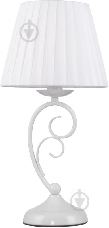 Настольная лампа декоративная Victoria Lighting 1x40 Вт E14 белый Shiny/TL1 - фото 1