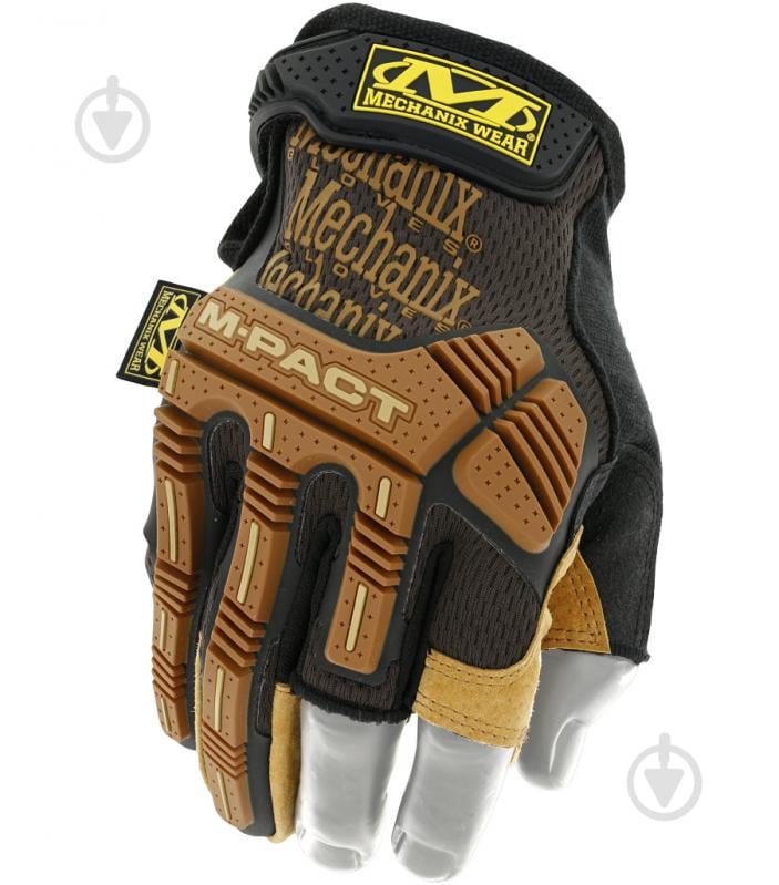 Перчатка защитная Mechanix M-Pact Framer Leather - фото 1