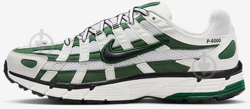 Кросівки жіночі Nike P-6000 HF5388-100 р.41 білі із зеленим - фото 1 Кросівки жіночі Nike P-6000 HF5388-100 р.41 білі із зеленим - фото 1