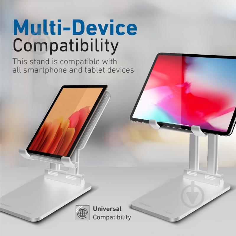 Держатель для смартфона или планшета Promate PadView белый - фото 3