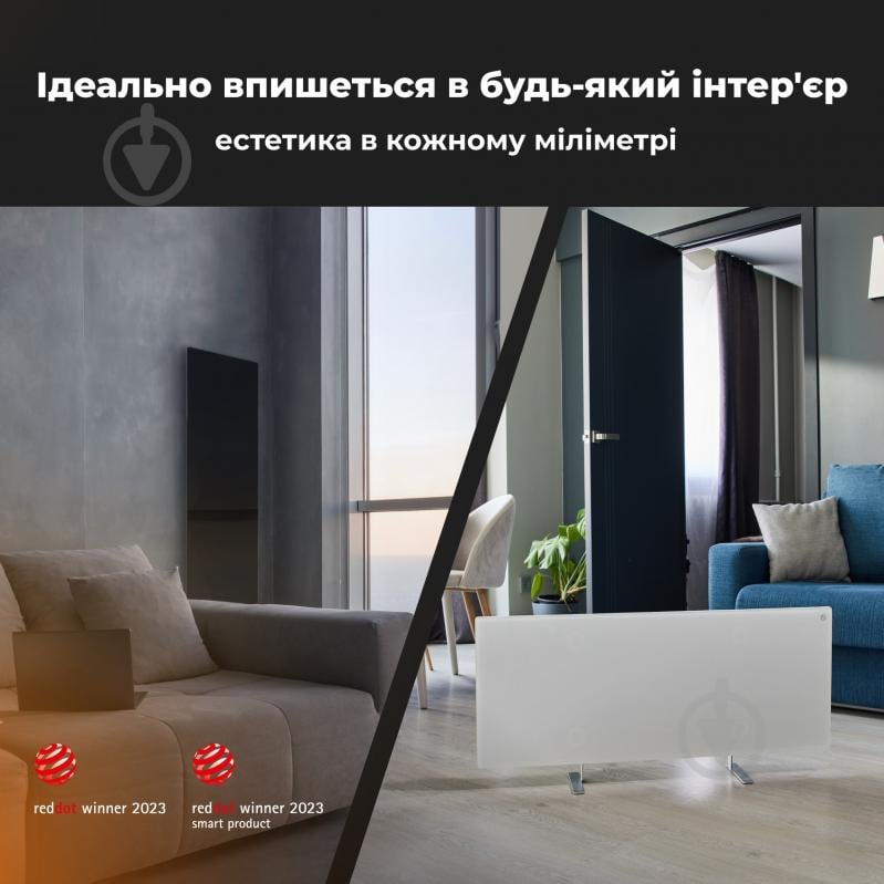 Панель тепловая AENO Premium Eco Smart GH2S Black (700 Вт) - фото 2