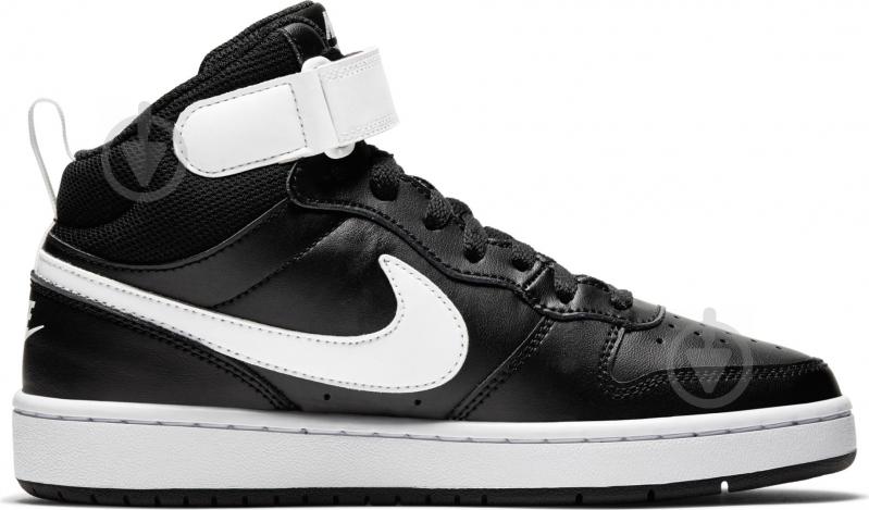 Кросівки дитячі демісезонні Nike COURT BOROUGH MID 2 (GS) CD7782-010 р.35,5 чорні - фото 4