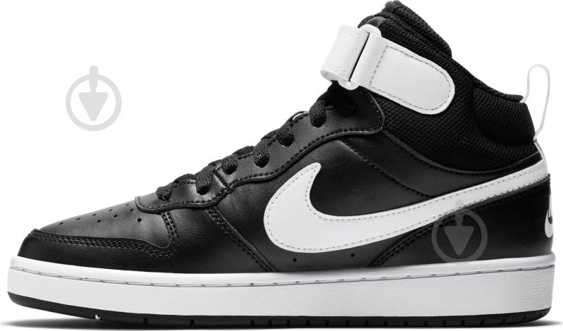 Кросівки дитячі демісезонні Nike COURT BOROUGH MID 2 (GS) CD7782-010 р.35,5 чорні - фото 6