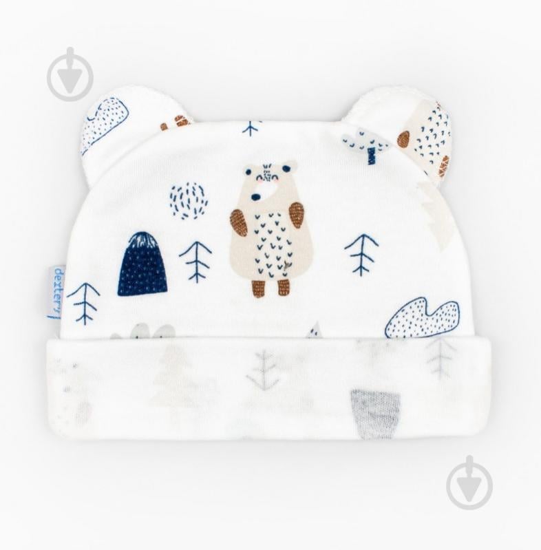 Шапочка детская Dexter`s Tiny Zoo р.40 молочный d962лс-б - фото 1