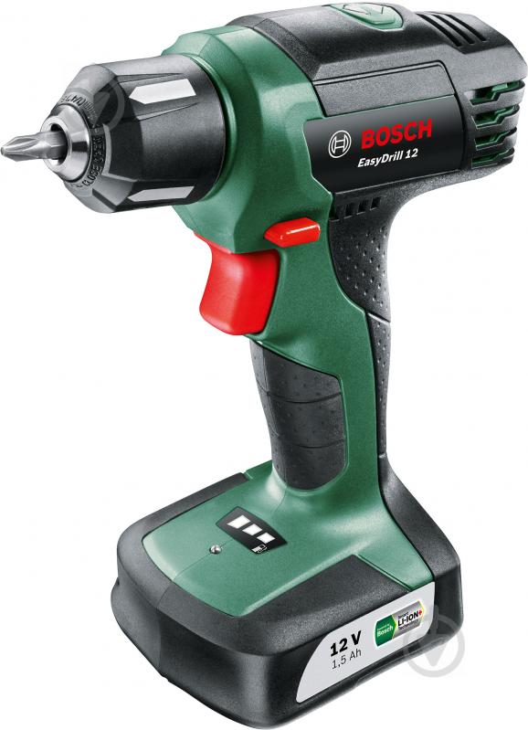 Шуруповерт аккумуляторный Bosch EasyDrill 12 06039B3001 - фото 1