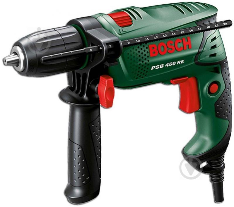 Дриль ударний Bosch PSB 450 RE 0603127025 - фото 1