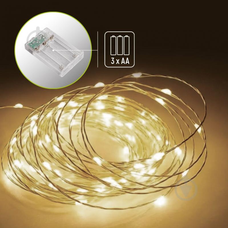 Гирлянда светодиодная ColorWay светодиодная (LED) 100 ламп 10 м (CW-G-100L10NB) - фото 5