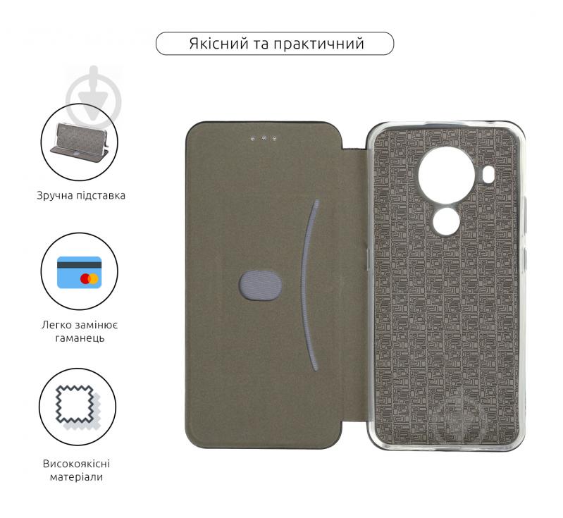 Чохол-книжка Armorstandart G-Case для Nokia 3.4 Black (ARM59893) - фото 3