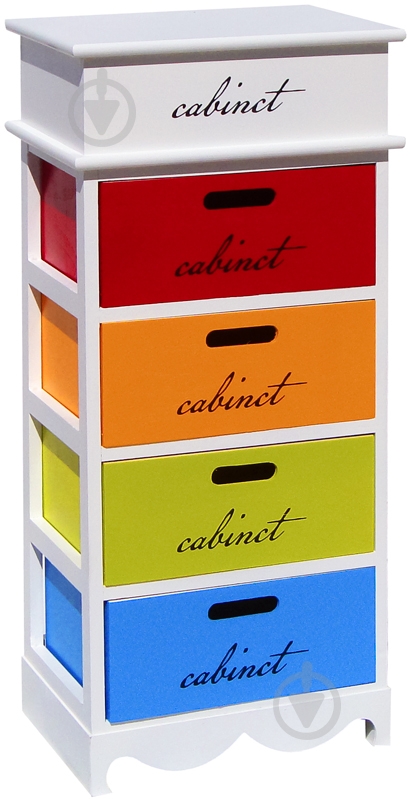 Комод Special4You Rainbow 4D разноцветный - фото 1