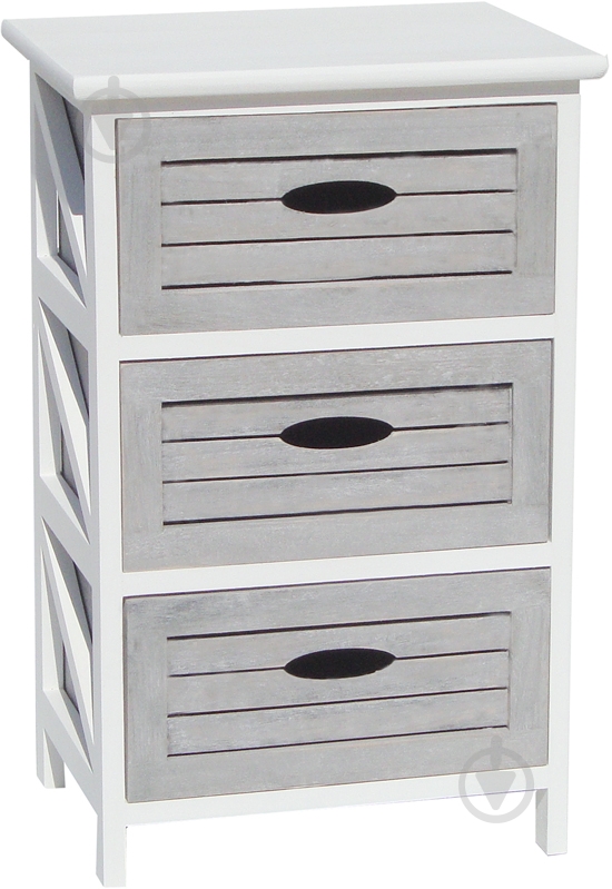 Комод Special4You Wale 3D белый - фото 1