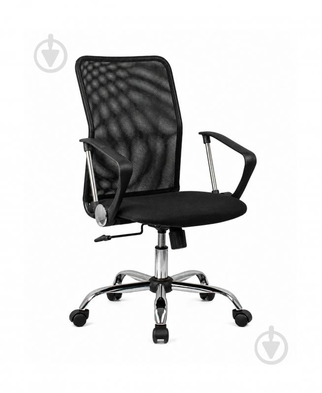 Кресло Примтекс Плюс Aster chrome C-11/M-01 черный - фото 1