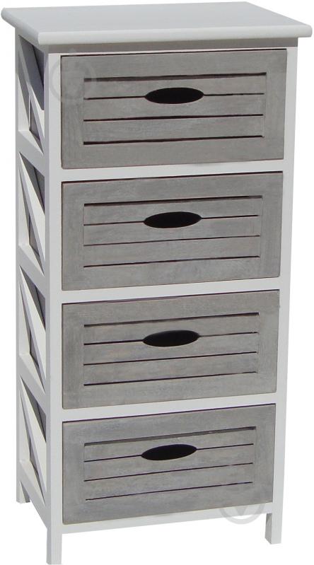 Комод Special4You Wale 4D белый - фото 1