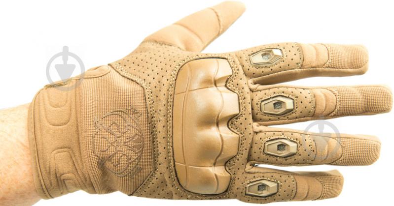 Рукавички стрілецькі P1G-Tac Fast knuckles gloves G92425CB G92425 [1174] Coyote Brown - фото 1