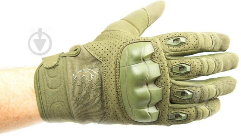 Рукавички стрілецькі P1G-Tac Fast knuckles gloves G92425 G92425 [1271] Olive Green - фото 4