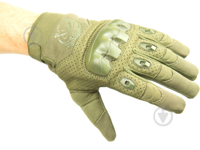 Рукавички стрілецькі P1G-Tac Fast knuckles gloves G92425 G92425 [1271] Olive Green - фото 3