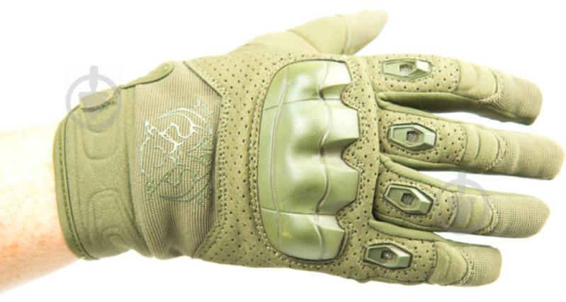 Рукавички стрілецькі P1G-Tac Fast knuckles gloves G92425 G92425 [1271] Olive Green - фото 1