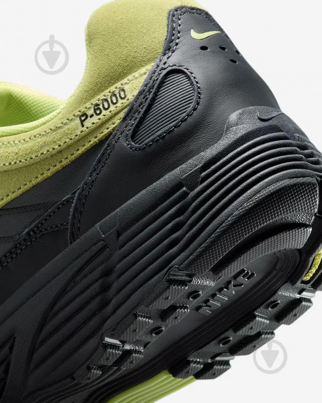 Кросівки чоловічі Nike P-6000 PRM IF0668-300 р.44,5 зелені із чорним - фото 8 Кросівки чоловічі Nike P-6000 PRM IF0668-300 р.44,5 зелені із чорним - фото 8