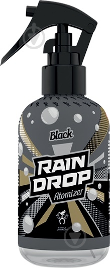 Ароматизатор спрей Tasotti Rain Drop Black 200 мл - фото 1