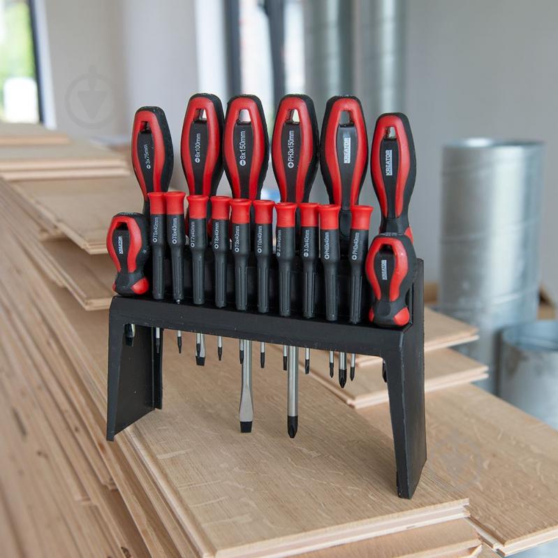 Набор отверток Kreator с органайзером 18 шт. KRT400005 - фото 4 Набор отверток Kreator с органайзером 18 шт. KRT400005 - фото 4