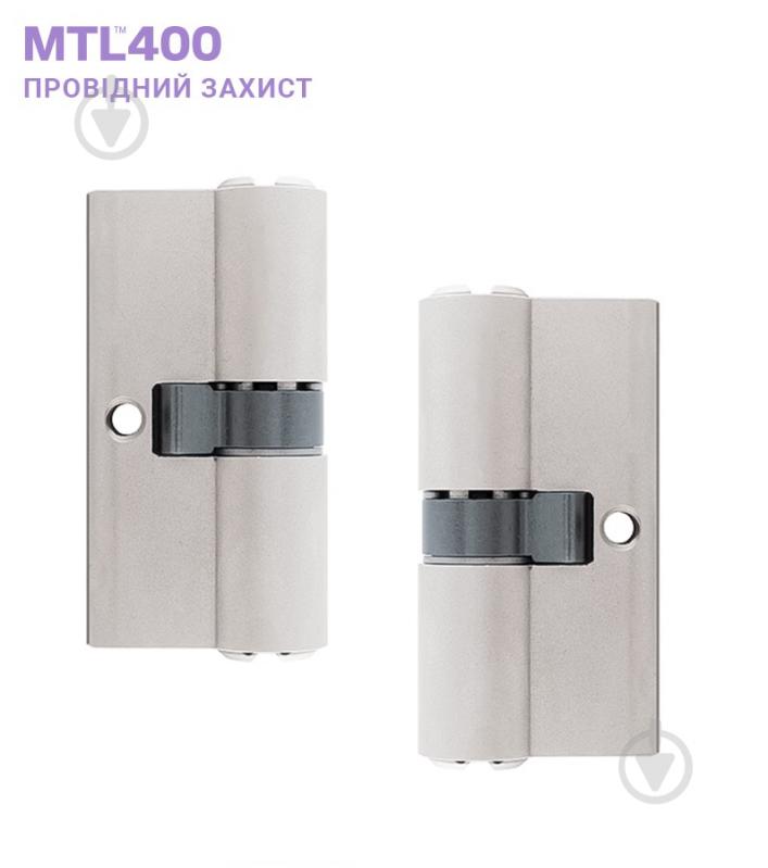 Циліндр Mul-T-Lock MTL400/ClassicPro 40x60 ключ-ключ 100 мм нікель сатин - фото 6