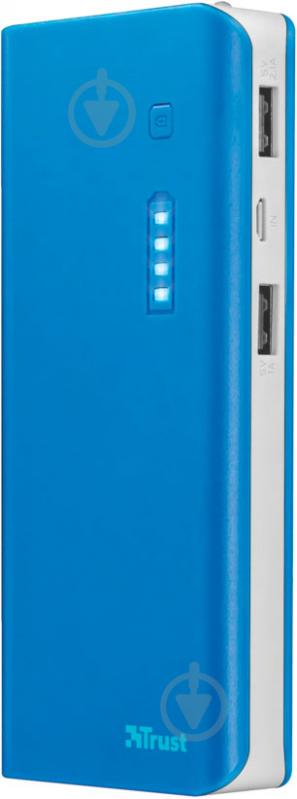 Повербанк Trust Primo 10000 mAh blue (22072) - фото 1