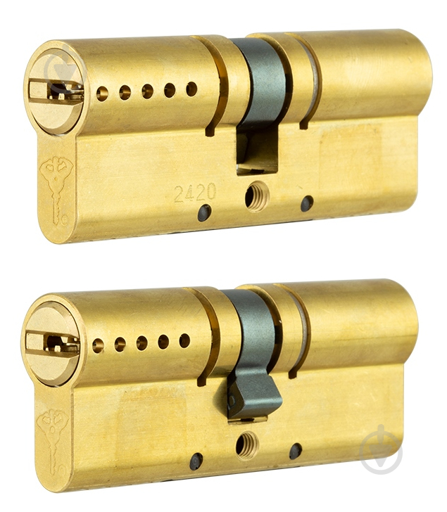 Циліндр Mul-T-Lock MTL400/ClassicPro 33x33 ключ-ключ 66 мм латунь - фото 1