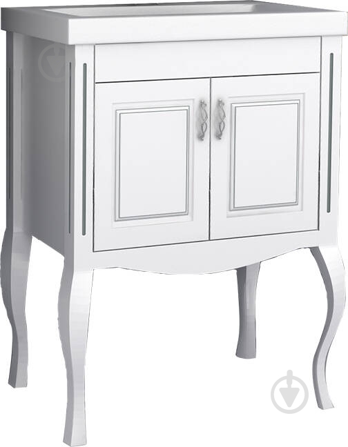 Тумба на ніжках Ваші Меблі Комо 80 світла 850х800х460 з умивальником Sava - фото 1