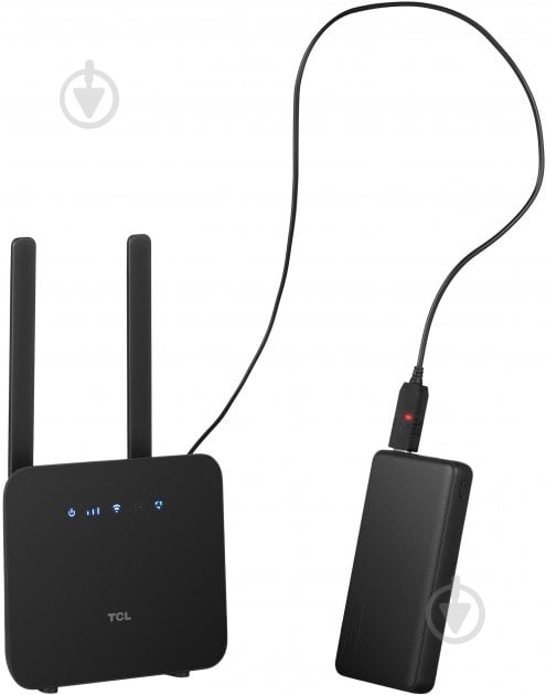 Маршрутизатор TCL LINKHUB 4G LTE Wi-Fi (HH42CV2) + Powerbank 15000 мА/год + USB кабель 5V-12V - фото 3