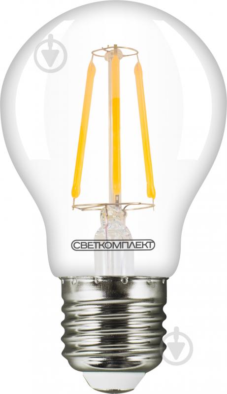 Лампа світлодіодна Светкомплект Filament Cl A60 8 Вт E27 4500 К 220 В прозора - фото 1