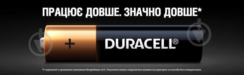 Батарейки Duracell Professional AAA (мізинчикові) 2 шт. (81578679) - фото 8