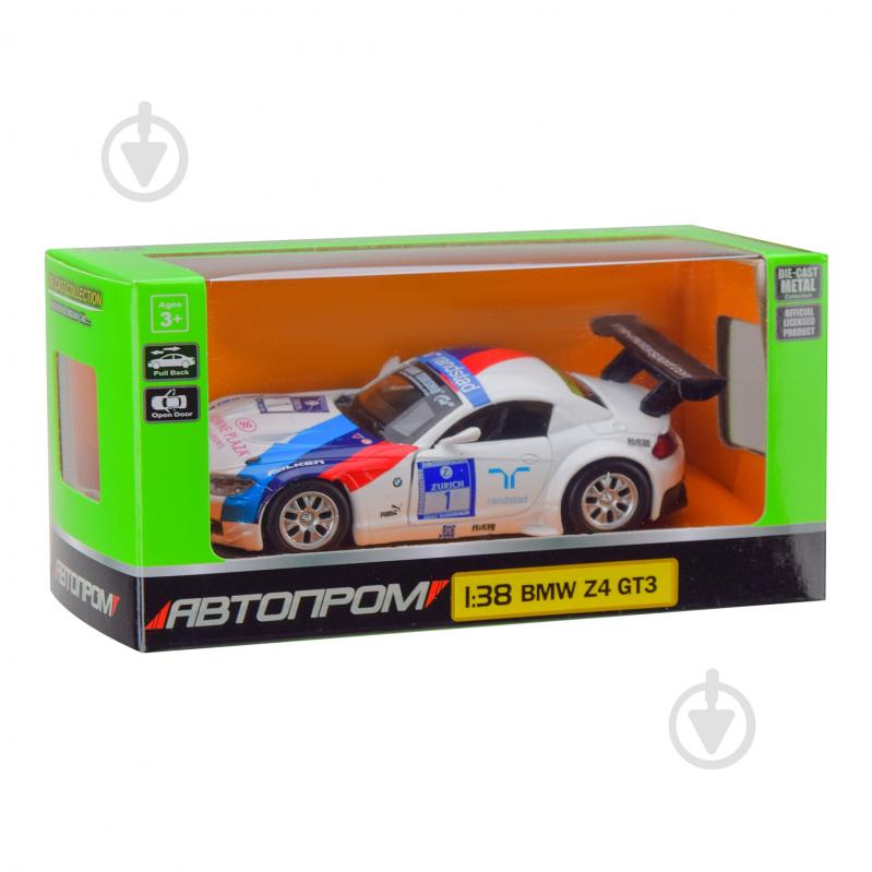 Автомодель Автопром 1:38 BMW Z4 GT3 4361 - фото 2
