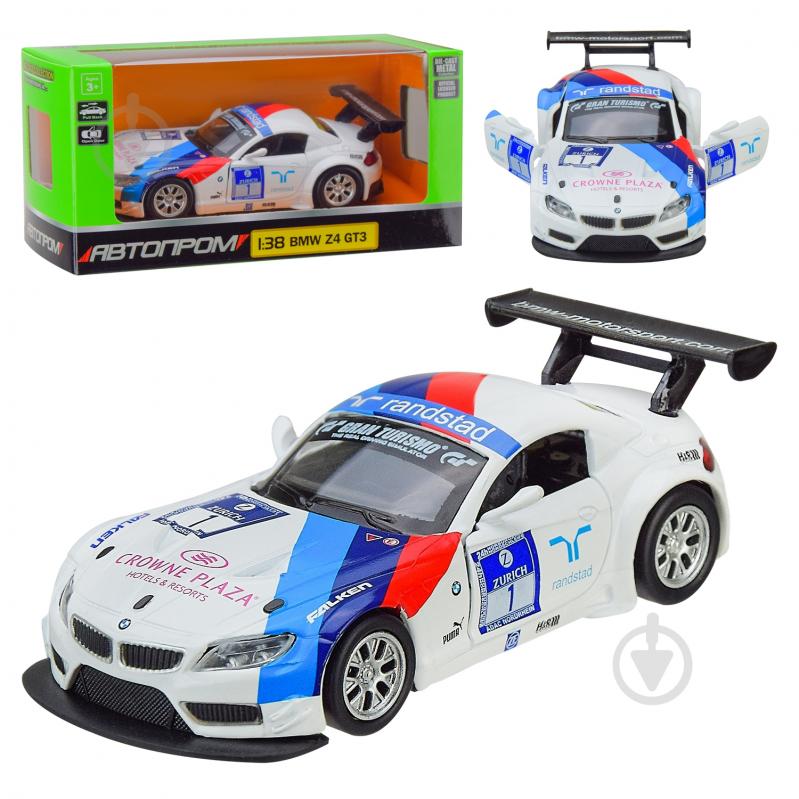 Автомодель Автопром 1:38 BMW Z4 GT3 4361 - фото 1